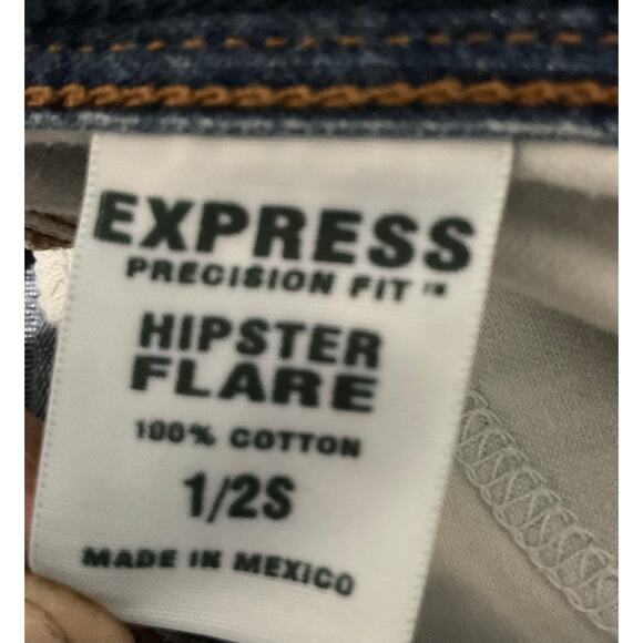 W2K Junior's Express Precision Fit Boot Cut Blue Jeans Cotton Blend Size 1/2-S - Picture 4 of 8